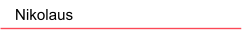 Nikolaus